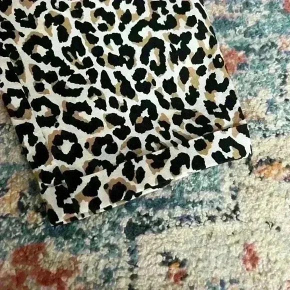 J. Crew Factory Leopard Print Pants - Picture 5 of 9